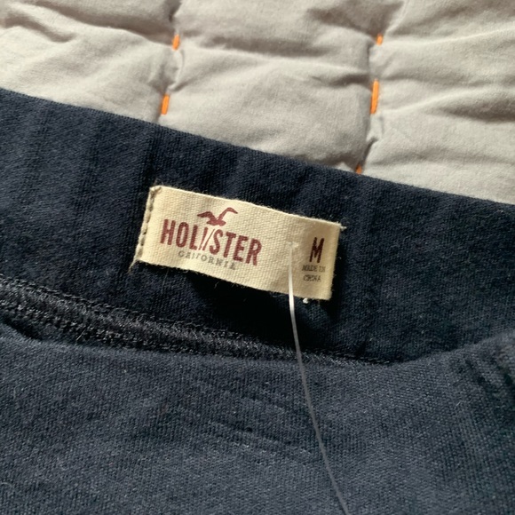Hollister Navy Blue Flowy Mini Skirt - Picture 4 of 5